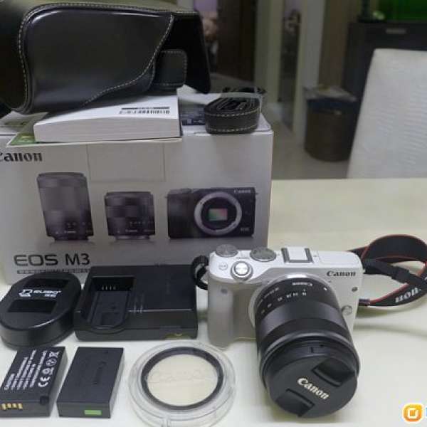 Canon EOS M3 18-55mm  (淨半年店鋪保養) 90%新淨