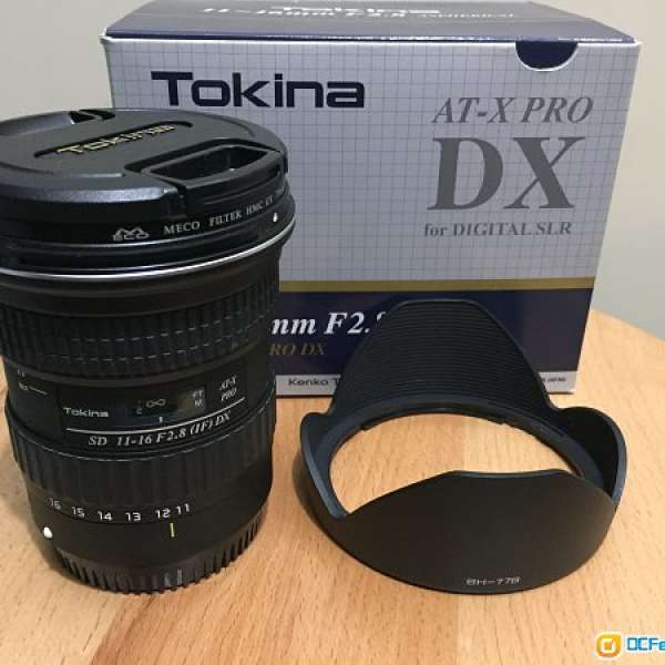Tokina DX 11-16 canon (2012年永成買入,好少用, 長放防朝箱 有filter, Full set)
