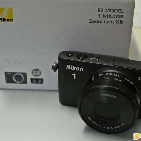 Nikon 1 S2 連10-30 VR PD-Zoom kit鏡 黑色