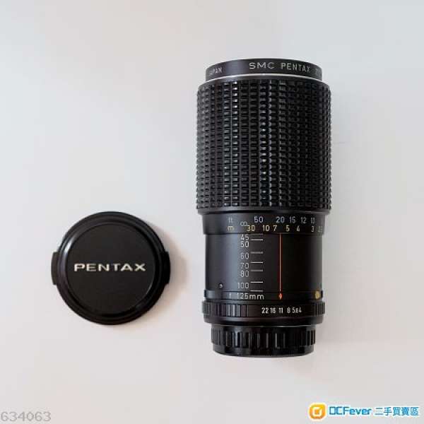 SMC PENTAX ZOOM 1:4 / 45-125mm manual focus K mount