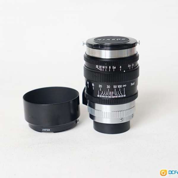 Nikon 10.5cm 105mm f/2.5 Nippon Kogaku Japan Nikkor-P.C RF (ltm l39)
