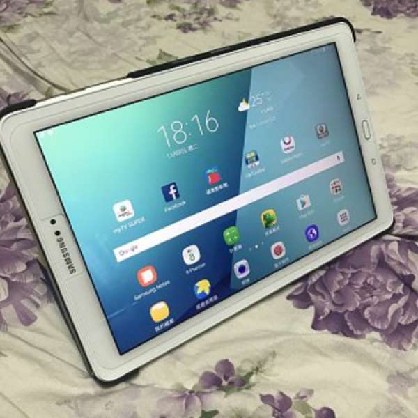 接近全新行貨 Galaxy Tab A 10.1 with Spen WiFi 2016 已貼玻璃貼，藍色cover保護套