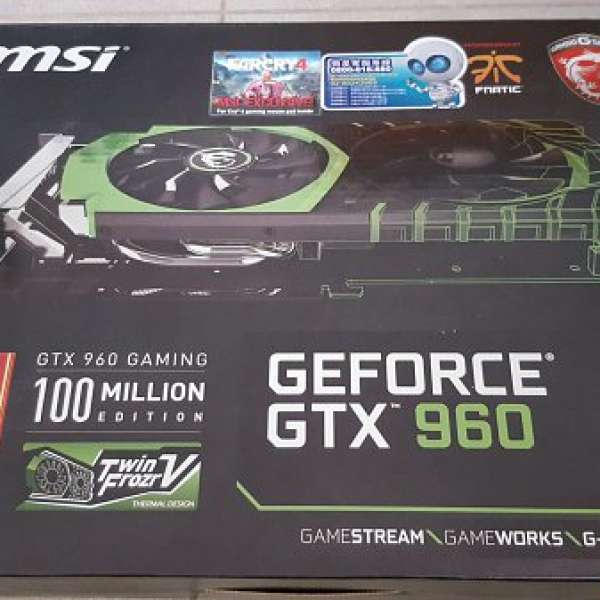 MSI GTX960 100 Million Edition