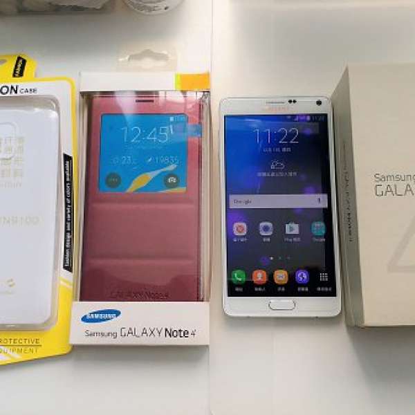 99.99% New Samsung Galaxy Note4 16GB 雙咭白色有單有保