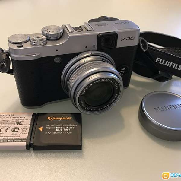 Fujifilm X20壞機 + 1 原廠和1副廠 NP-50電池
