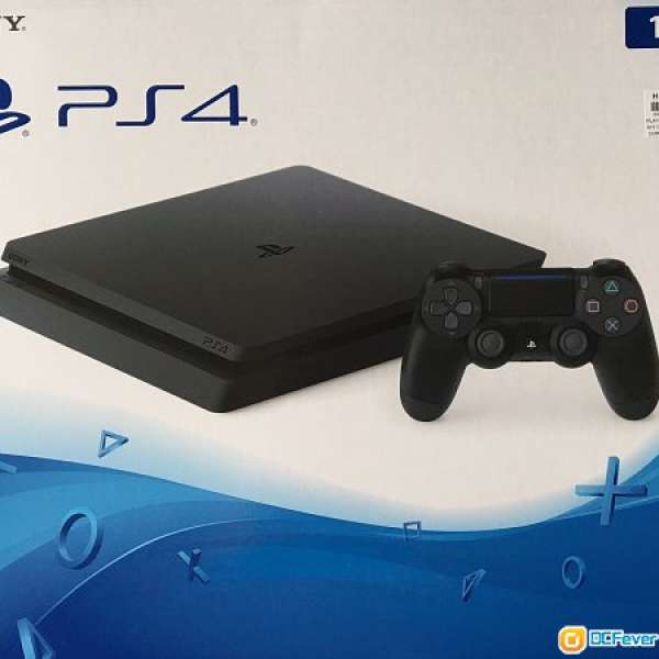 全新 Sony PlaySation®4 PS4 主機 極致黑 1TB 最新型號 Slim black