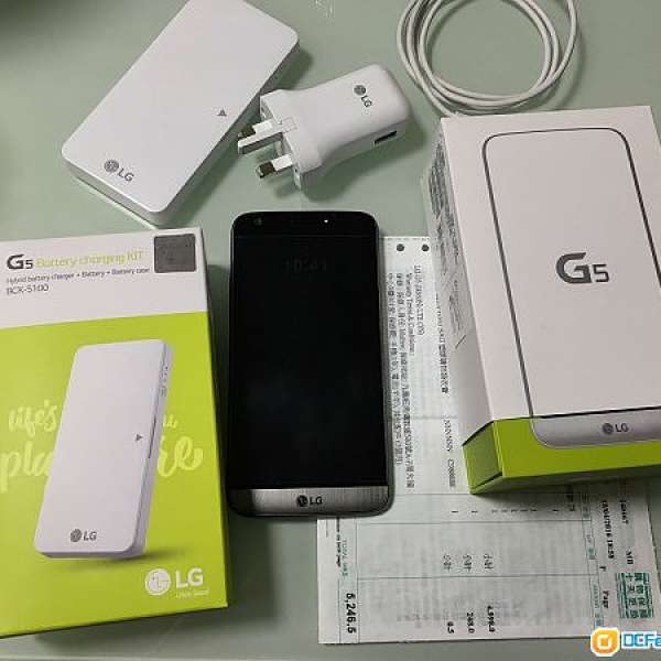 LG G5 灰黑色 行貨 有保養 + 充電套裝