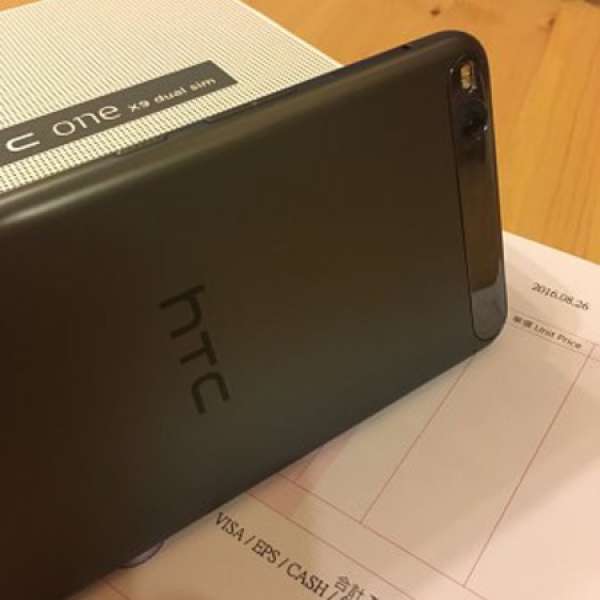 97%新_黑色 HTC X9 Dual Sim 32G_雙卡雙待_行貨連單據_保養至25 Aug, 2017