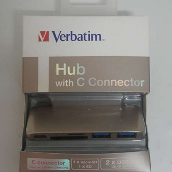 Verbatim Type-C 擴展器 USB HUB 讀咭器