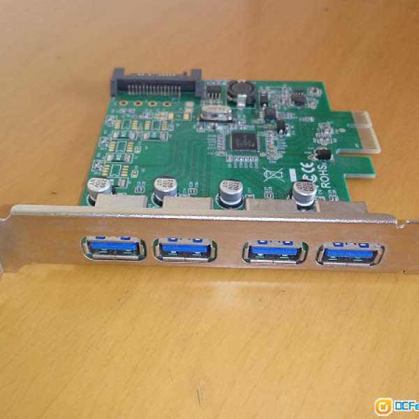 4-Port USB 3.0 PCI-Ex1 Control Card (100%正常)