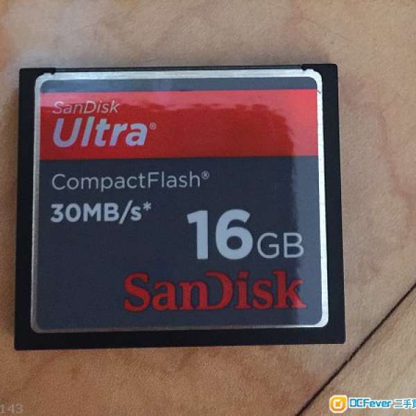 Sandisk CF card 16GB 30MB/s