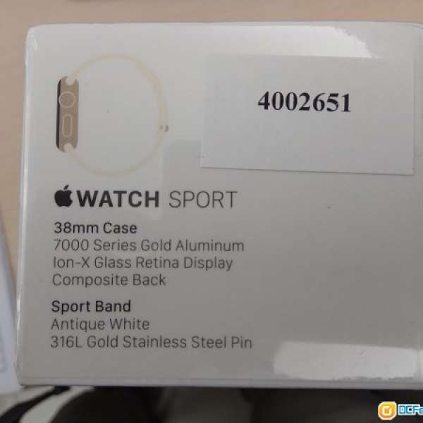 全新未開封 APPLE WATCH SPORT 38mm(有單)有保用