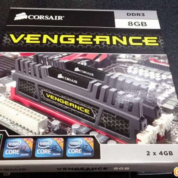 Corsair Vengeance DDR3 1600MHz 8GB Kit (2x4GB)