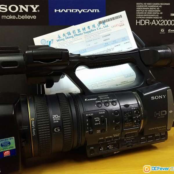 出讓 Sony 高清攝錄機 HDR-AX2000E