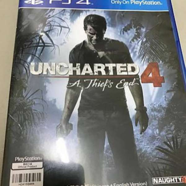 出售 PS4 UNCHARTED 1-3及4 中文版連CODE.