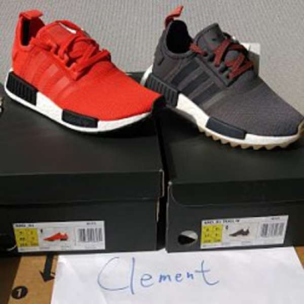 Adidas NMD R1 Red/Black US 7.5 Black/Craft Trail W US 6 全要只需 $1300