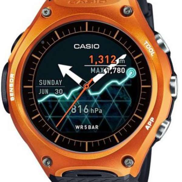 Casio WSD - F10 RG 橙色