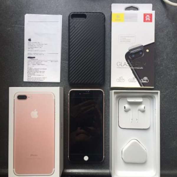 Apple iPhone 7 Plus 256Gb 香港行貨 Rose pink 粉色 黑色外型