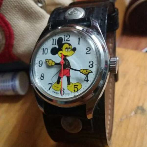 Vintage mickey mouse watch 米奇老鼠手表