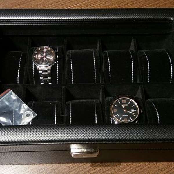 10隻裝天窗皮革錶盒