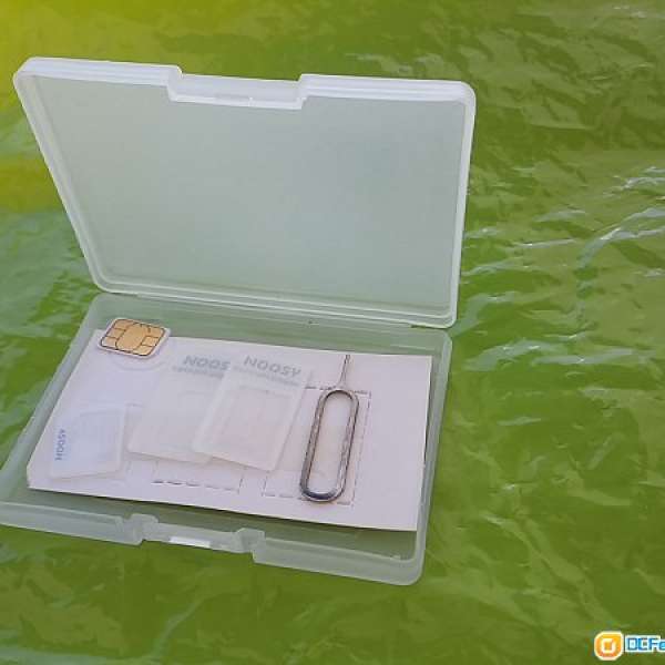 iPhone5s Nano Sim Card Micro 卡 adapter 電話 sim card 套 剪咭器盒子