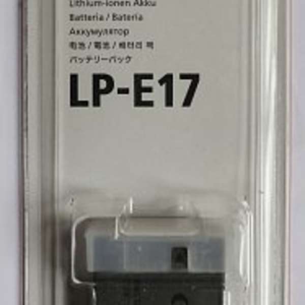 Canon LP-E17 原廠電 (EOS 760D, 750D, EOS M系列專用)