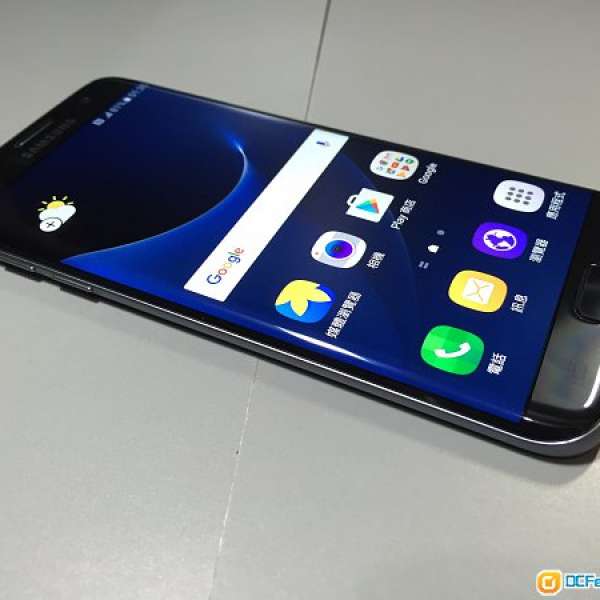 Samsung Galaxy S7 Edge G9350 32GB 香港行貨黑色*99%new ! *行保至14/6/2017 ！