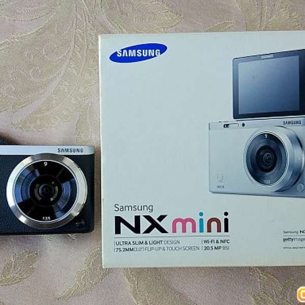 Samsung NX Mini 相機 -- 9mm Lens 定焦鏡 -- 黑色
