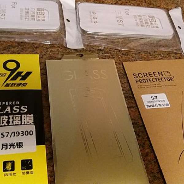 Samsung S7 機套2個+mon貼3張