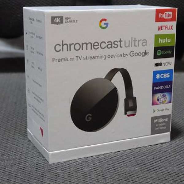 全新Google Chromecast Ultra串流播放裝置