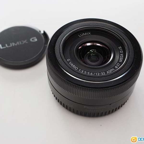 九成幾新,拆KIT鏡 行貨 Panasonic LUMIX G VARIO 12-32mm F3.5-5.6 HFS12032 黑色 Mic