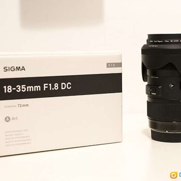 Sigma 18-35mm f1.8 DC HSM  Art Canon