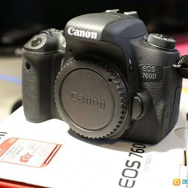 90% new Canon EOS 760D 行貨 有保養至3/2018