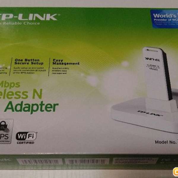 TPLINK TL-WN821NC 300M WIRELESS N USB ADAPTER