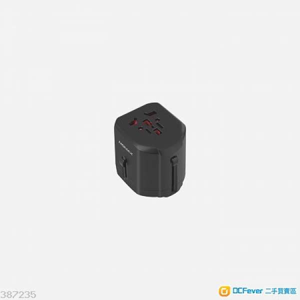 Momax UA1 1-World USB AC 旅行充電插座 黑色 香港行貨