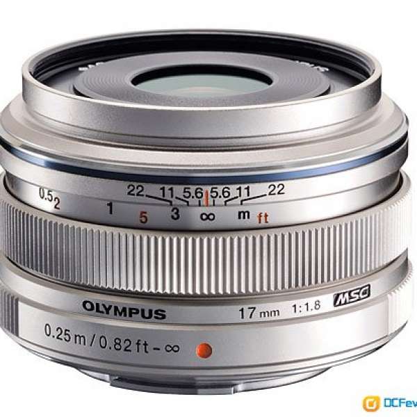 Olympus M.ZUIKO DIGITAL ED 17mm f1.8 銀色