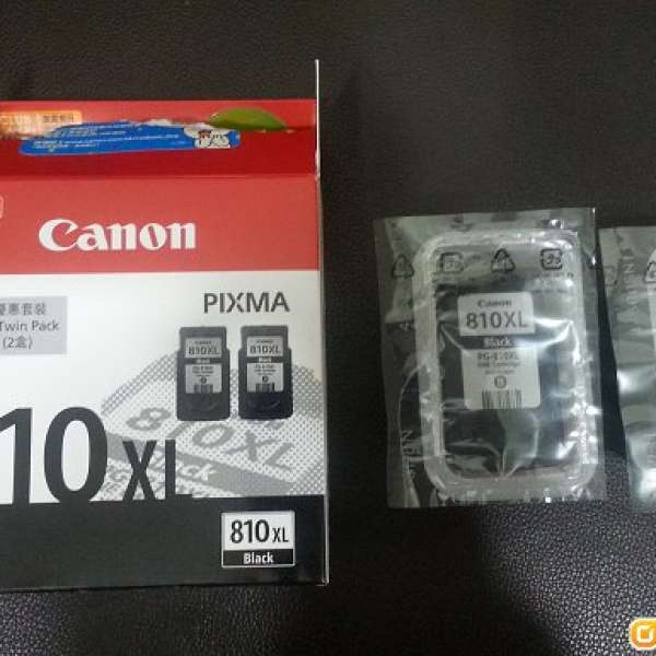 Canon PG-810XL 黑色墨盒 高用量 2盒