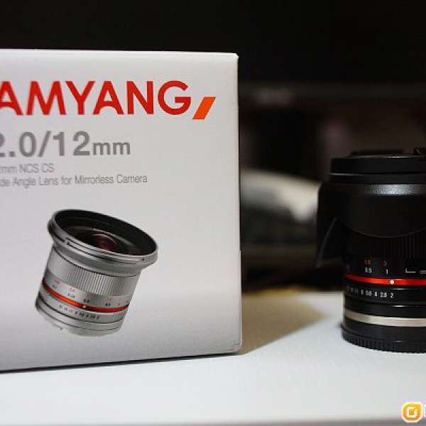 Samyang 12 mm 1:2.0 NCS CS - E mount 99% new