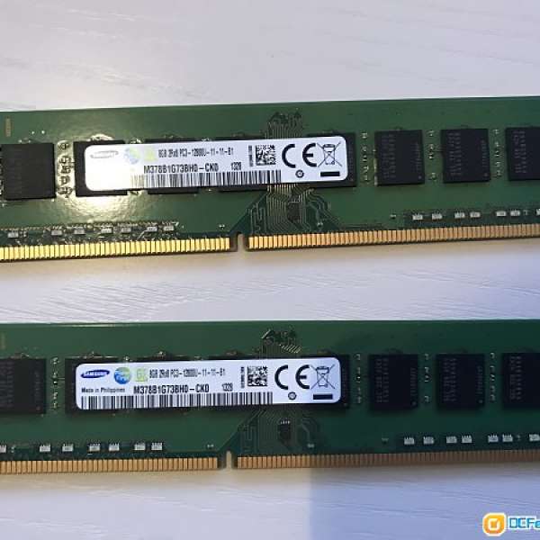 Samsung DDR3-1600 8GB x2