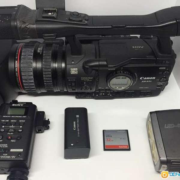 Canon XH A1S HDV+ Sony mrc1k recorder