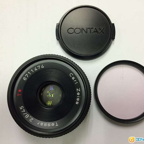 Contax 45mm 2.8 Zeiss 鷹眼餅鏡