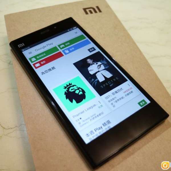 小米手機3 (64GB高配版、驍龍800CPU) 九成新, 有單／Xiaomi Mi3