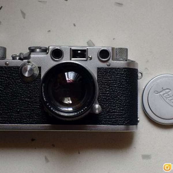 Leica IIIf Red Dial rangefinder + Summitar 5cm f2 LTM