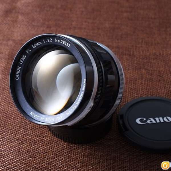 抵用定焦大光圈Canon FL 58mm f/1.2