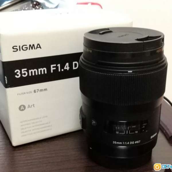 Sigma 35mm F 1.4 DG Art for canon