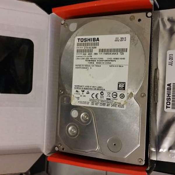 Toshiba DT01ACA200 2TB 3.5" 7200rpm 64MB SATA3
