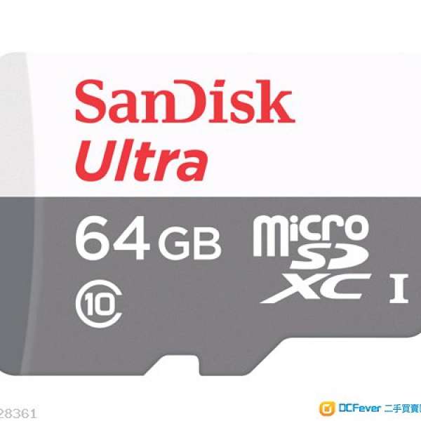 全新未開SanDisk Ultra MicroSDXC UHS-I 64GB