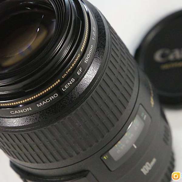 Canon 100mm F2.8 MARCO 95%new w/hood