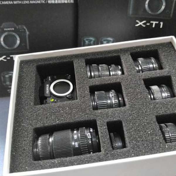 Fujifilm X-T1限定紀念磁石模型 (一機七鏡)