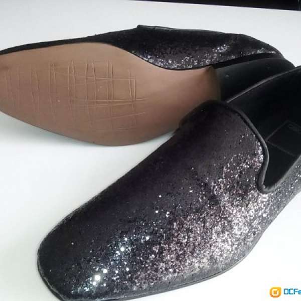 英國ASOS Loafers (黑色閃亮皮面) size UK8 100%new